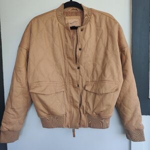 Universal Thread Quilted Jacket Tan XS